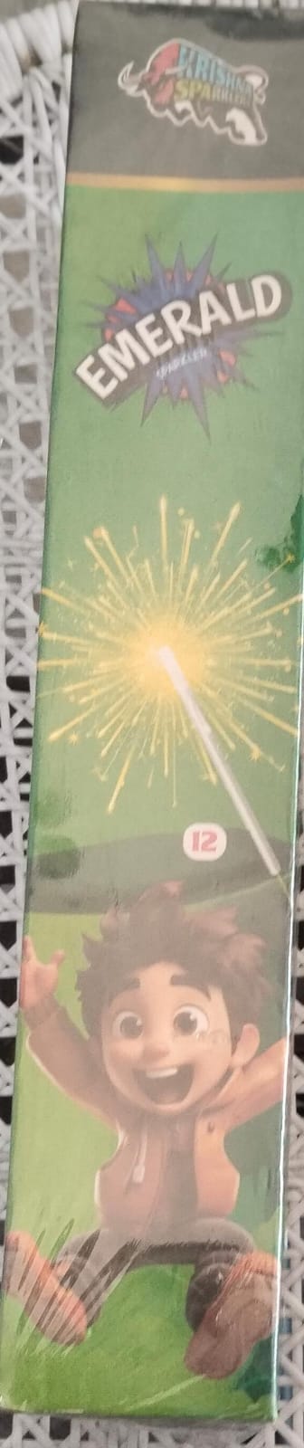 inba Crackers 12 Cm Green Sparklers(10pcs)